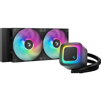 DeepCool LE240 V2 240mm AIO Liquid CPU Cooler ARGB Black DeepCool LE240 V2 240mm AIO Liquid CPU Cooler ARGB Black